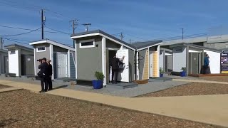 San Jose Opens Tiny-House Community to Shelter the Homeless