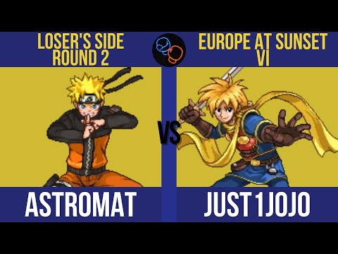 EU at Sunset VI Loser's: Astromat (Naruto/Sheik) vs. Just1JoJo (Isaac) - SSF2 Tournament