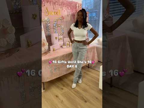 DAY 8 💕Countdown to Sweet 16💕#sweet16 #fyp #viral #countdown #birthday #shorts #pink #unboxing
