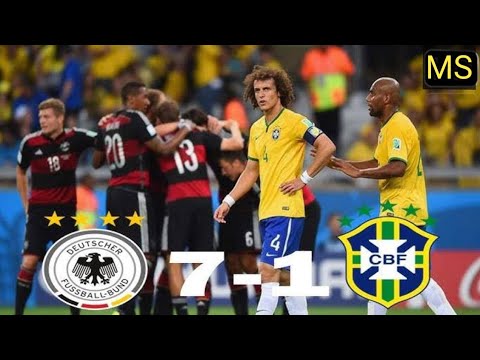 Brazil vs Germany 7-1 gols highlights 2014 Vishwa Cup #sawon #sps