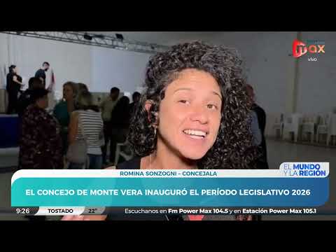 Monte Vera inauguró el Período Legislativo 2026 | La voz de los Concejales y el Sec. de Gobierno