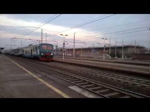 ETR524 TiLo, E464 516+8 piano ribassato XMPR e Trenord - Milano Greco 07/01/2014