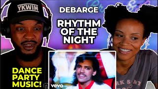 🎵 DeBarge - Rhythm Of The Night REACTION