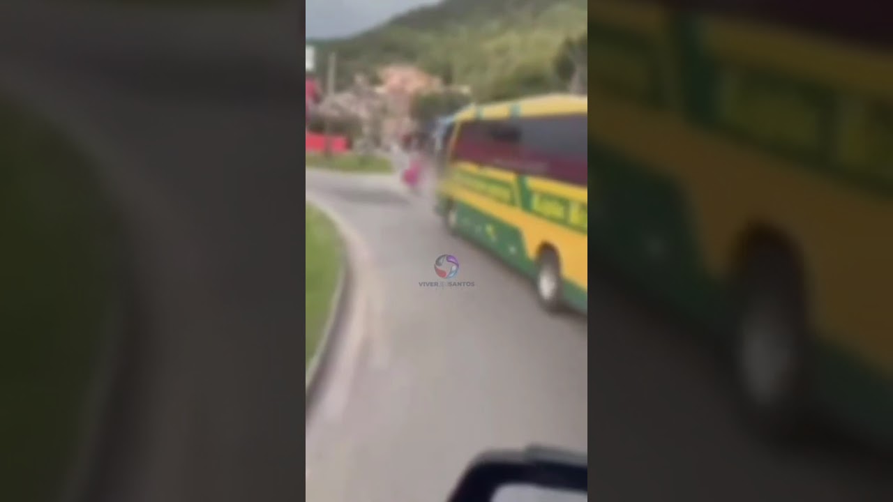 Jovem puxa bolsa de vítima, que cai durante tentativa de furto em Guaruja.
