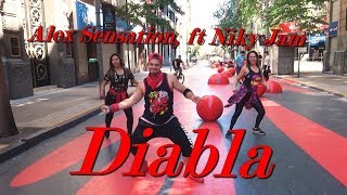LA DIABLA - ALEX SENSATION - NICKY JAM - ZUMBA CHOREOGRAPHY - CRISTIAN GUTIERREZ CHILE