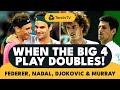 When Federer, Nadal, Djokovic & Murray Play Doubles!