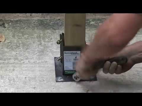 image-Can you put a fence up on concrete?