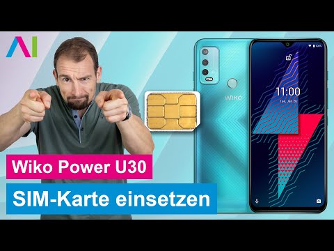 Wiko Power U30 - SIM-Karte einsetzen • 🂠 • 📲 • 📡 •