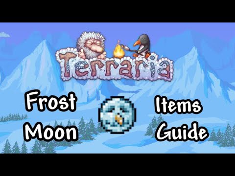 Terraria Frost Moon all weapon drops