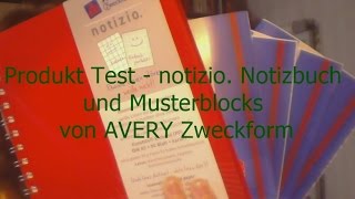 preview picture of video 'Unboxing - AVERY Zweckform notizio. Notizbuch'