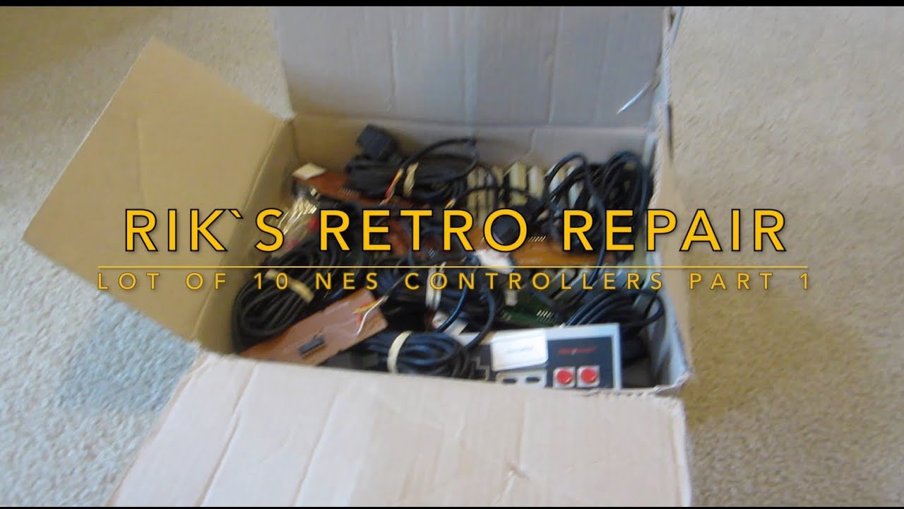 NES Controller Repair pt1. How many can I fix?