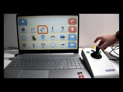 Switch Scanning in Grid 3 with the JAZZ Joystick