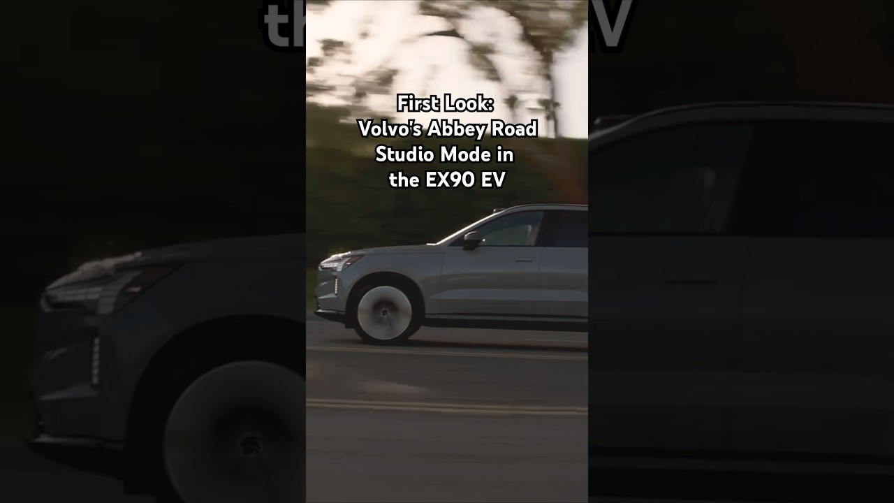 First Look: Volvo's Abbey Road Studio Mode in the EX90 EV