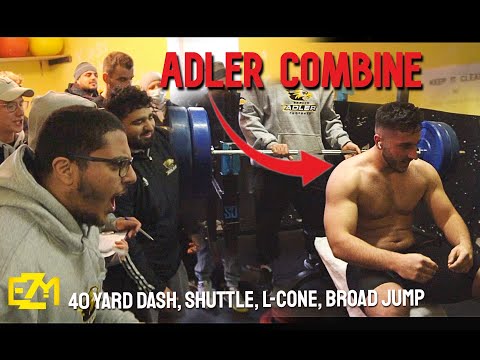 ÜBER 20 REPS bei BENCH PRESS?! - Berlin Adler COMBINE
