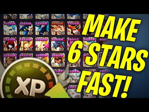 The MOST EFFICIENT Way To Level Up Food And Make 6 Stars In Summoners War