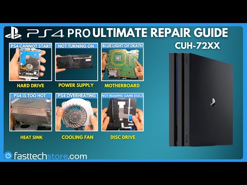 PS4 Pro CUH-7215 Disassembly and Repair Guide