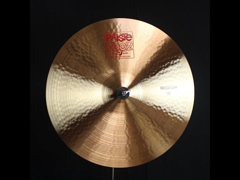 Immagine Paiste 18" 2002 Medium - 1558g (video demo) - 2