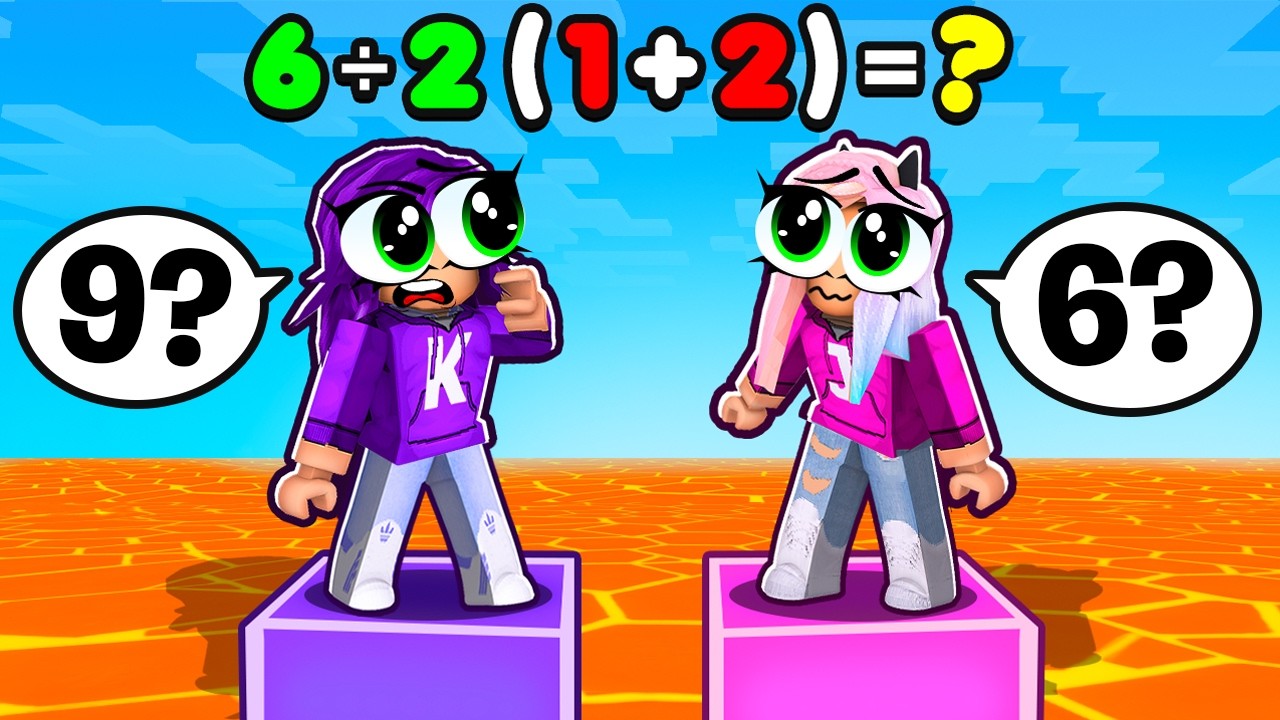 Most Difficult Math Tower Race! | Roblox