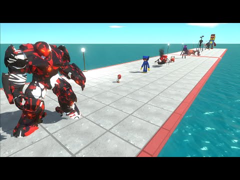 Marvel & DC Heroes vs Creepy Monster Animals | Ultimate Battle Simulation