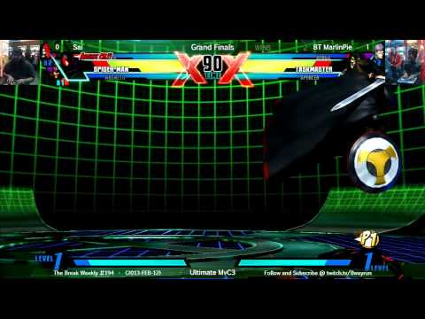 The Break #194   UMvC3 GF   Sai VS BT MarlinPie