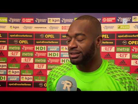 Kenneth Vermeer na afloop van Feyenoord - AZ