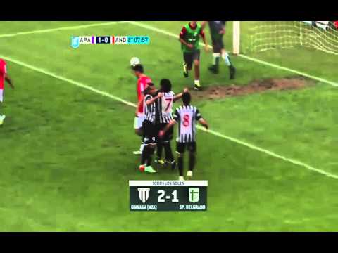 Gimnasia (M) 2 - Sportivo Belgrano (SF) 1. Fecha 35. B Nacional 2015.