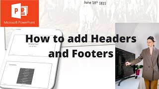 How to add headers and footers to Microsoft PowerPoint