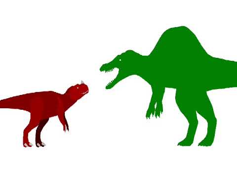 Dinosaur Battle - Spinosaurus vs Ceratosaurus