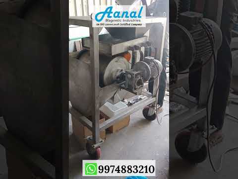 Aanal Scrap Magnetic Drum Separator