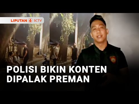 Nasib Sial! Dua Orang Preman Malah Memalak Polisi yang Sedang Membuat Konten | Liputan 6