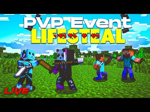 NoobGaming BT - Minecraft LifeSteal SMP Live | PVP Server Event Is Here In Lifesteal SMP
