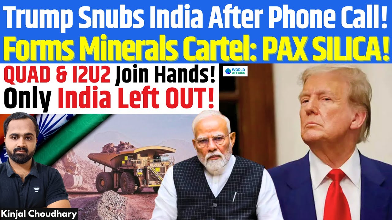 PAX SILICA Exposes US Grand Plan - AI Cartel Is Here! Trump Pushes PM Modi Closer to China? | Kinjal