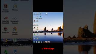 how to Hide & show Apps on Computer/Laptop #shorts #computertricks #howto