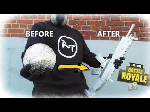 Mirror Polished Japanese Foil Ball To Real Life FORTNITE: SCAR (Aluminum Casting)