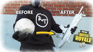 Mirror Polished Japanese Foil Ball To Real Life FORTNITE: SCAR (Aluminum Casting)