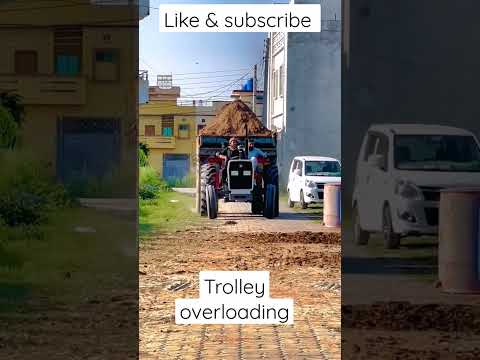 tractor trolley overloading view #mf385 #trending#shorts#viral #islamabad