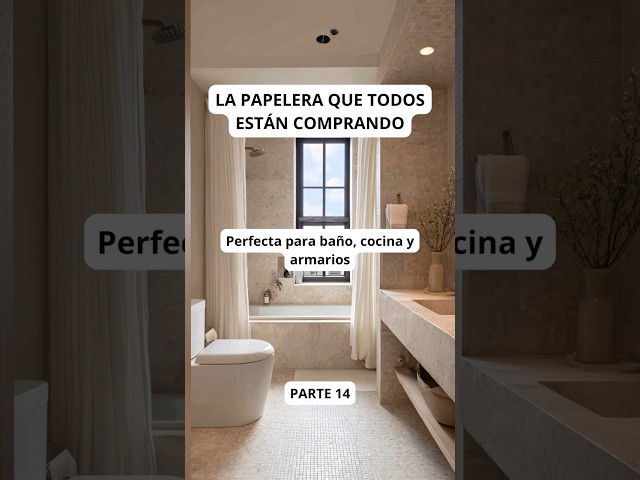 Vídeo relacionado con Papelera Tipo Prensa de Gran Capacidad para Cocina Baño Resistente a Los Olores Construcción de Plástico