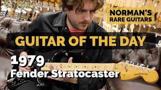 Video thumbnail for Guitar of the Day: 1979 Fender Stratocaster Black | Norman's Rare Guitars by Normans Rare Guitars
