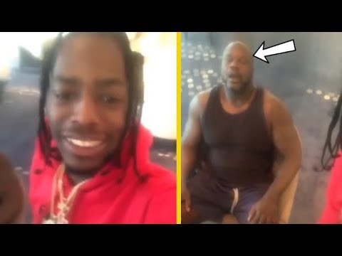 Snap Dogg Catches Shaquille O'Neal Lackin'!