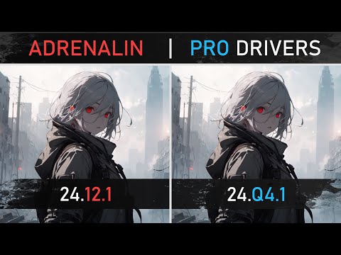 AMD Adrenalin vs AMD PRO Drivers - 2025 Benchmarks