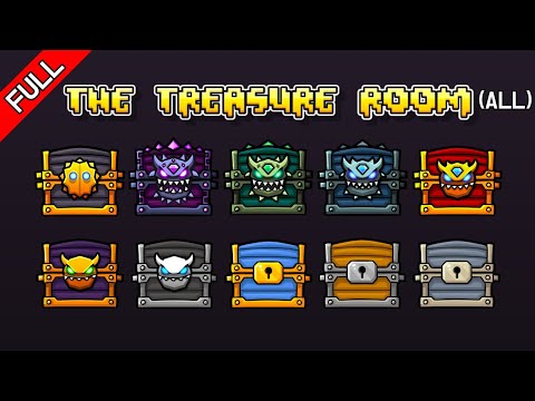ALL CHEST | Geometry Dash 2.1~2.207 (Full Version / All Rewards,Items 727)