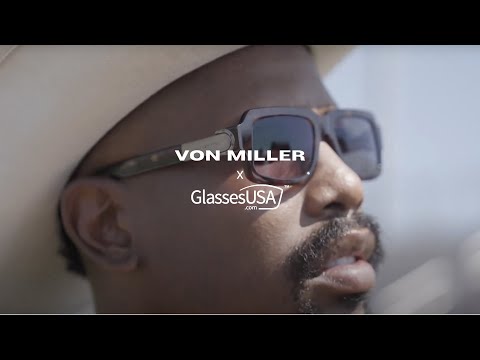 Von Miller Behind the Scenes with GlassesUSA.com: Cowboy Cool Eyewear