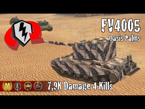 FV4005  |  7,9K Damage 4 Kills  |  WoT Blitz Replays