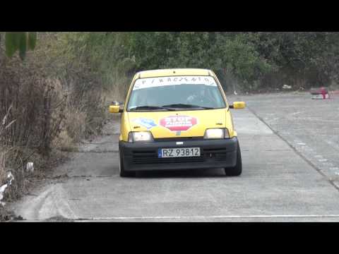Paweł Krawczyk / Monika Kołodziej - Fiat Cinquecento KJS „23 Rajd Podkarpacki" 23-10-2011 Krosno
