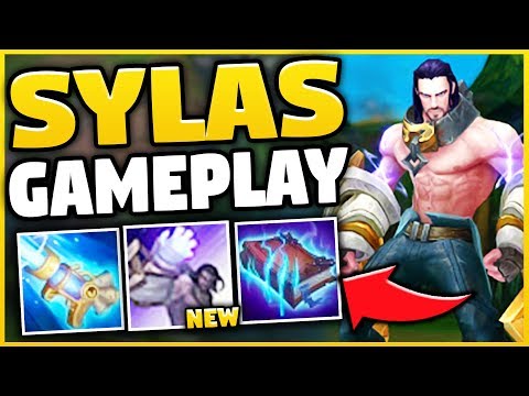 NEW CHAMPION SYLAS IS 100% BEYOND BROKEN! (STEAL ANYONES ULT) SYLAS TOP GAMEPLAY!