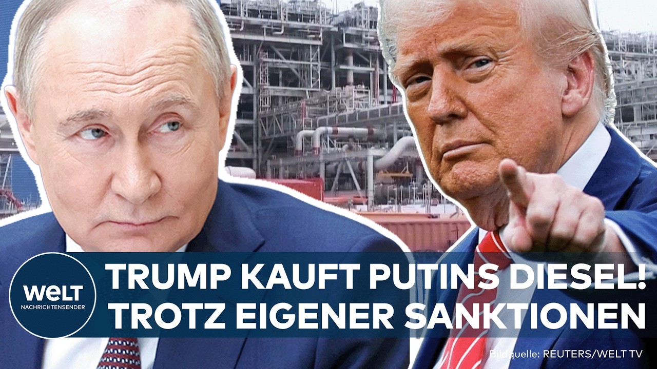 UKRAINE-KRIEG: Russland verstärkt Angriffe! Trump setzt trotz Sanktionen auf russischen Diesel