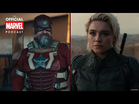 Florence Pugh and David Harbour talk Thunderbolts*!