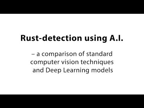 Rust Detection Using Deep Learning