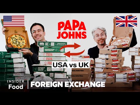 US vs UK Papa Johns | Foreign Exchange | Food Wars