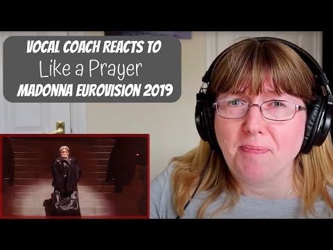 Vocal Coach Reacts to Madonna 'Like a prayer' Eurovision 2019